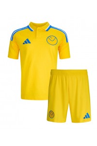 Leeds United Babytruitje Uit tenue Kind 2024-25 Korte Mouw (+ Korte broeken)